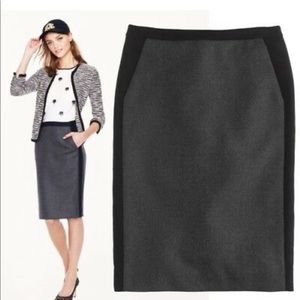 J Crew Wool Pencil Skirt